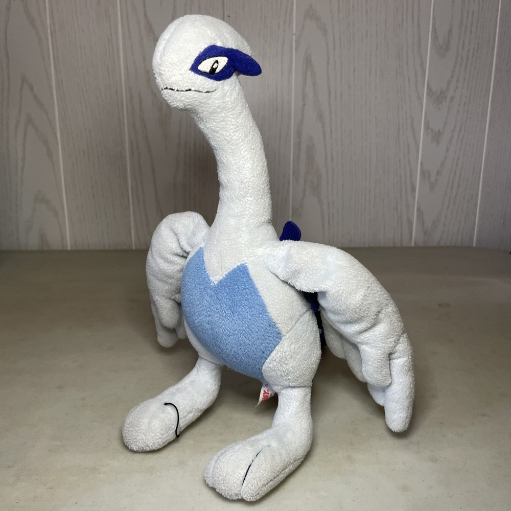 Pokemon Plush LUGIA Poseable Bendable Paki Paki Tomy pokedoll stuffed figure Toy